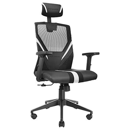 Mars Gaming MGC-ERGO Blanco, Silla Gaming Ergonómica