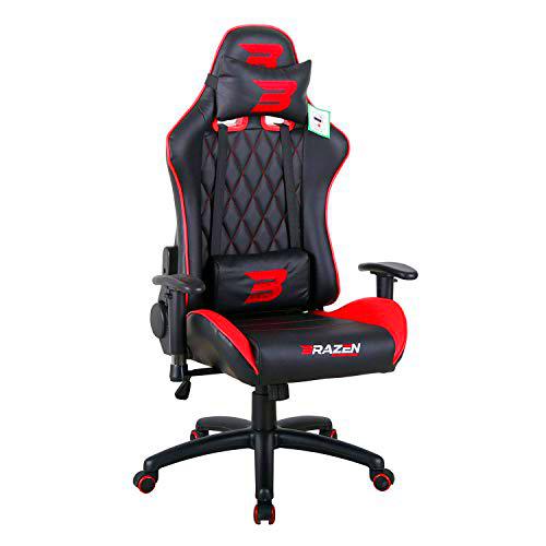 BraZen Phantom Elite PC Gaming Chair - Red