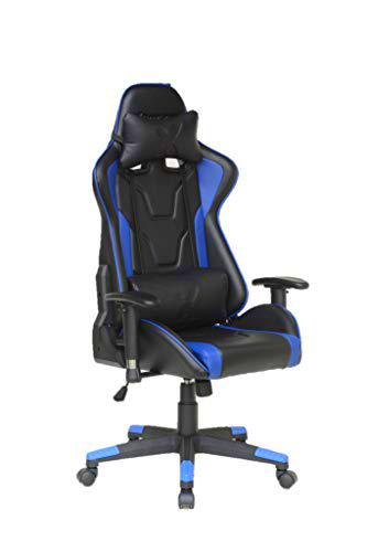 X-Rocker Bravo Silla de Juegos, Madera, Azul