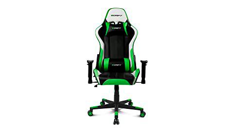 Drift Gaming DR175GREEN- Silla Gaming Profesional, polipiel