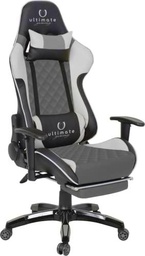 Ultimate Gaming Orion Silla Gaming, Metal, Negro, Gris y Blanco, Grande