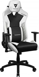 ThunderX3 TC3 MAX Sillón Gaming, Cuero sintético, Blanco/Negro/Gris