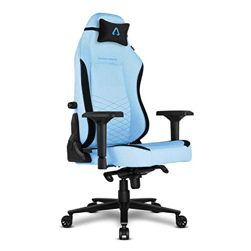 Alpha Gamer Alegra Fabric Silla Gaming, Azul, One Size