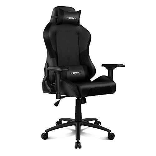 Drift DR250B - Silla Gaming Profesional, polipiel, reposabrazos ajustable 4D