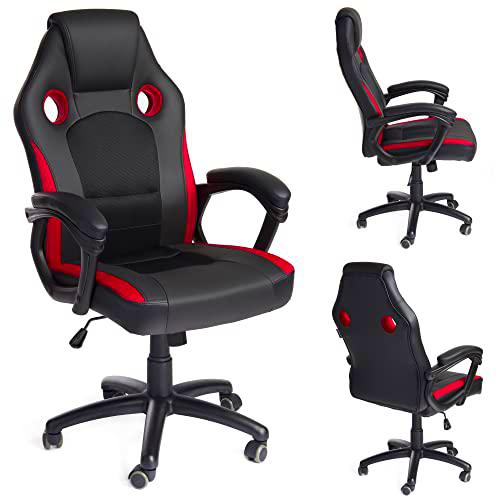 Silla de Gaming giratoria ergonómica, con Altura Ajustable