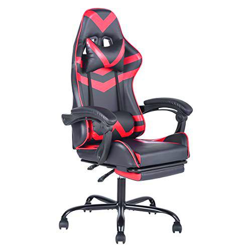 MEUBLE COSY Gaming ergonómica, Asiento reclinable, Racing Silla de Oficina giratoria