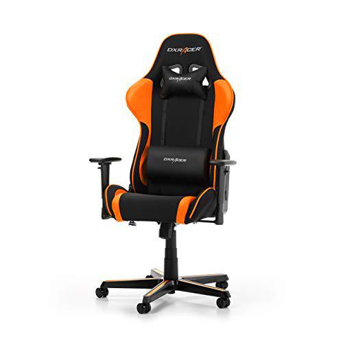 DXRacer (el Original) Formula F11 Silla, Tela, Negro/naranja, 145-180 cm