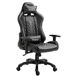 YOLEO Silla Gaming Profesional, Silla Ajustable Giratoria para Juegos