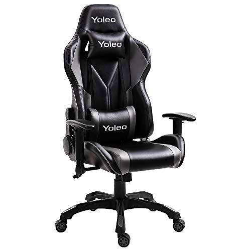 YOLEO Silla Gaming Profesional, Silla Ajustable Giratoria para Juegos