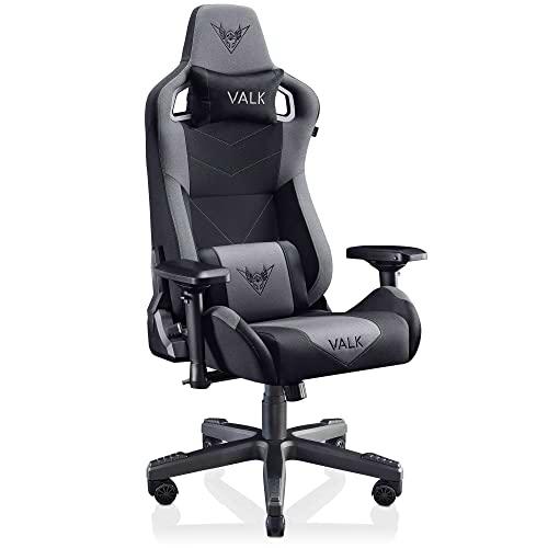 VALK Gaia - Silla Gaming de Tela Transpirable, Silla Oficina Ergonomica