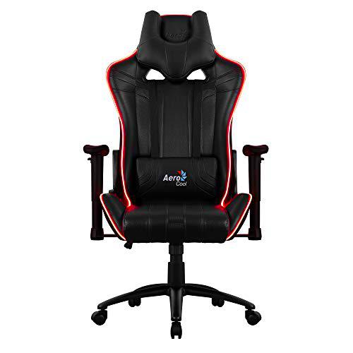 Aerocool AC120 - Silla Gaming Profesional (iluminación LED RGB