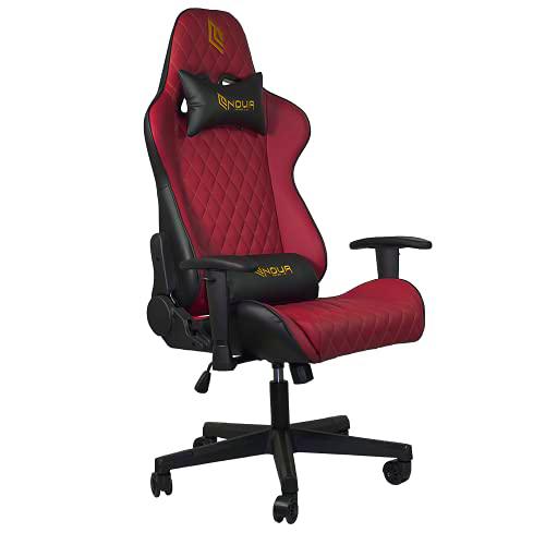 Noua Silla Gaming, Cuero Aluminio, Amaranto, Serie Kui Plus