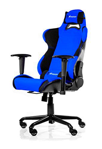 Arozzi Torretta - Blue Silla para Videojuegos Universal Asiento Acolchado