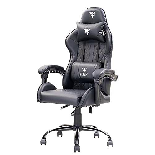 Itek Gaming Chair Rhombus PF10, Cloruro de polivinilo