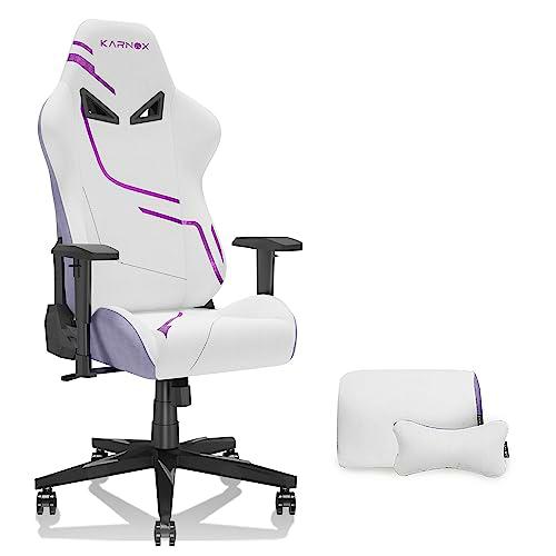 KARNOX Genie - Silla de oficina ergonómica para juegos de computadora con soporte lumbar y reposacabezas ajustable