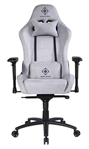 Deltaco Gaming DC440L Silla para Juegos, Material de Gamuza