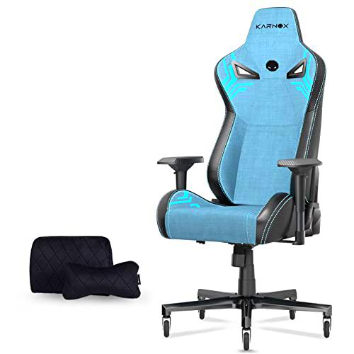 KARNOX Silla Gaming Profesional, Altura Ajustable Racing Silla,Silla Gamer con Respaldo Alto y Soporte Lumbar,reposabrazos 4D Ajustables,Reclinable 155º,ergonómica Silla