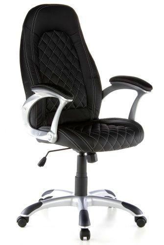 hjh OFFICE 621375 silla gaming RACER DELUXE piel sintética negro