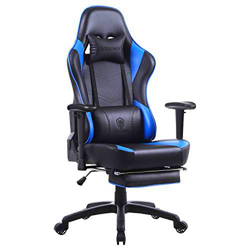 Dowinx Silla ergonómica Reclining Racing Style Gaming con masaje lumbar