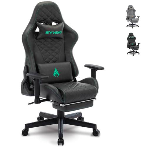 symino Silla de oficina ergonómica para videojuegos