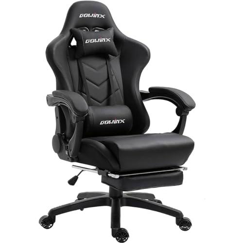 Dowinx Silla de gaming ergonómica con soporte lumbar de masaje