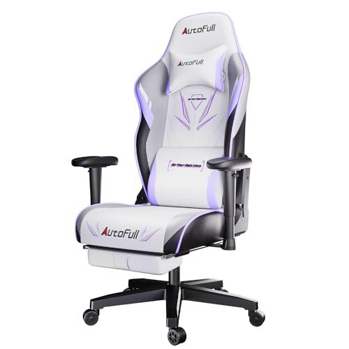 AutoFull C301 Silla Gaming Silla Gamer Ergonómica con Reposapiés