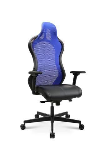 TOPSTAR Sitness RS Sport Plus Silla de Gaming, Azul y Negro