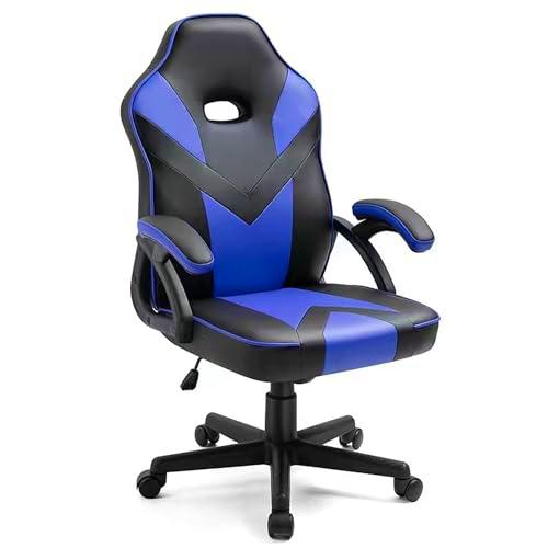 WELL HOME MOBILIARIO &amp; DECORACIÓN Silla oficina gaming universal azul con reposabrazos