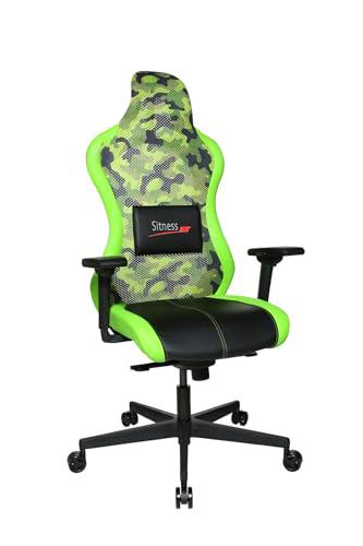 TOPSTAR Sitness RS Sport Plus Silla de Gaming, Verde/Negro