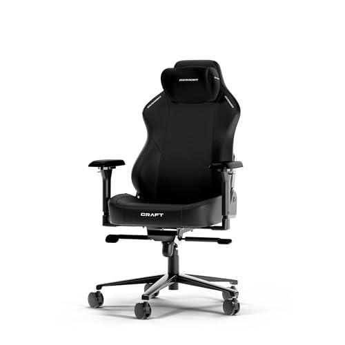 DXRacer Craft L La Silla de Gaming Original, Cuero sintético, Negro