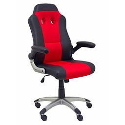 Sovica Silla Gaming Talave similpiel Negro y Rojo.