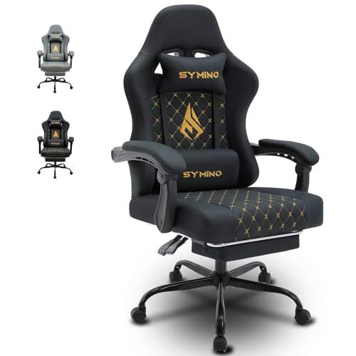 symino Silla de gaming - Silla de carreras de diseño gamer