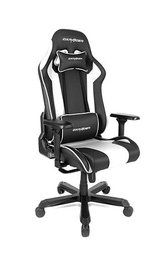 Robas Lund K99 Silla de Gaming, Cuero sintético, Negro-Blanco