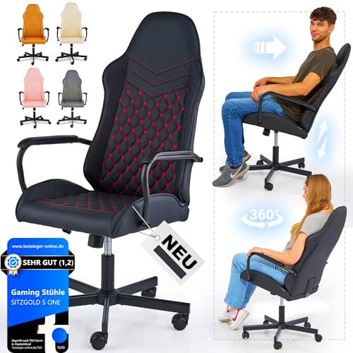 SITZGOLD S One - Silla de gaming (ergonómica y cómoda)