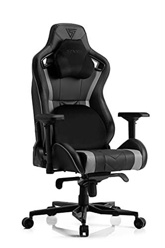 SENSE7 Juegos Oficina Legend Gamer Silla ergonómica Reposabrazos Estructura de Acero de una Pieza Ángulo de inclinación Ajustable