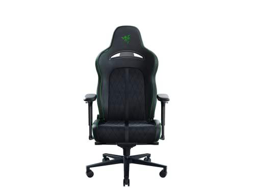 Razer Enki Pro - Silla de juego con piel sostenible para un confort de asiento durante todo el día (arco lumbar integrado