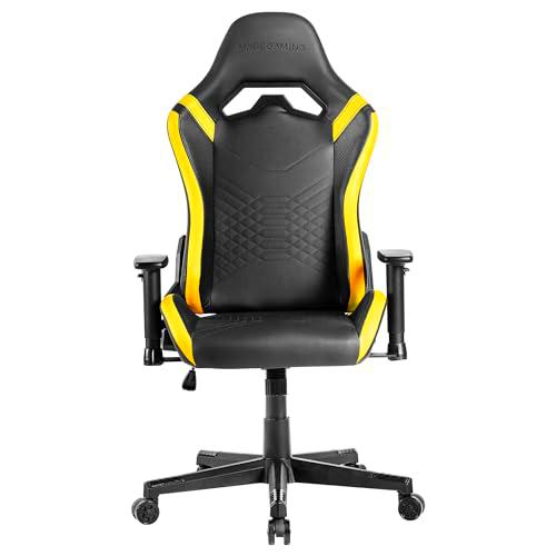 Mars Gaming MGC-PRO, Silla Gaming Profesional, Acabado Cuero PU