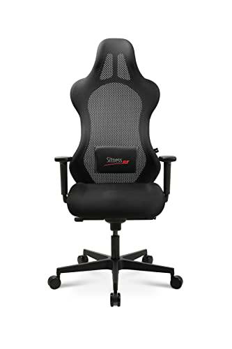 TOPSTAR Sitness RS Sport Silla de Gaming, Negro/Negro