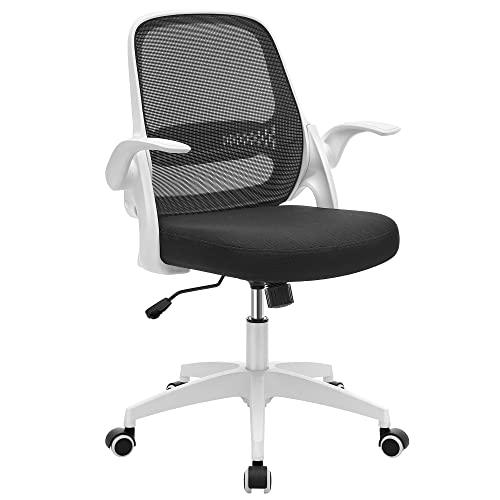 SONGMICS Silla de Oficina, Silla de Escritorio, Silla Giratoria Ergonómica