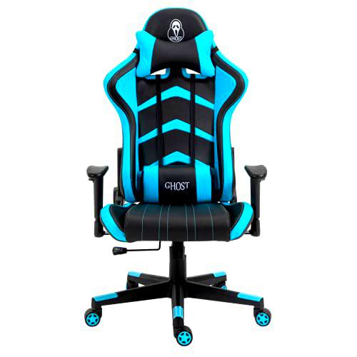 Ghostchairs Silla de Gamer, Metal Cuero sintético Plástico