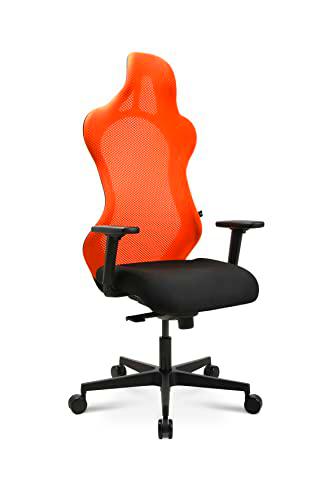 TOPSTAR Sitness RS Sport Silla de Gaming, Naranja/Negro