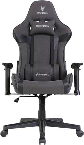 Oversteel ULTIMET V2 Fabric Silla Gaming, Tela, Negro, Mediano