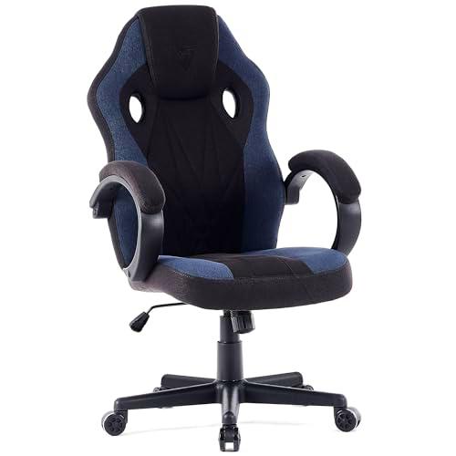 SENSE7 Silla de Juego Prism, sillón ergonómico para Juegos con función de balanceo y reposabrazos Acolchados