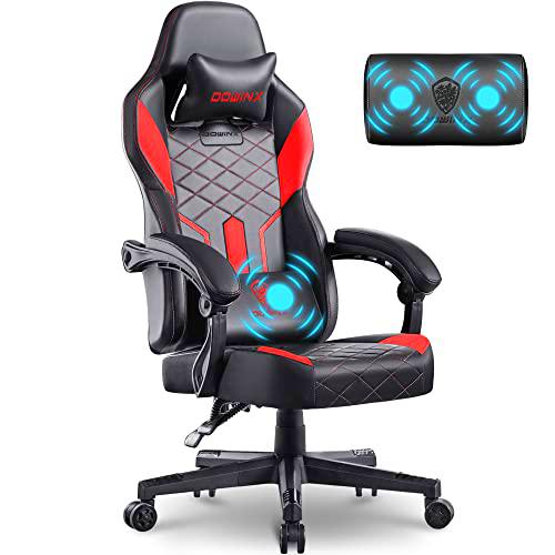 Dowinx Silla de Gaming Racing Gamer con cojín de Primavera