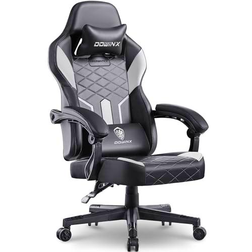 Dowinx Silla de Gaming Racing Gamer con cojín de Primavera