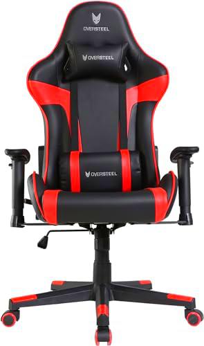 Oversteel ULTIMET V2 Silla Gaming, Roja, Mediano