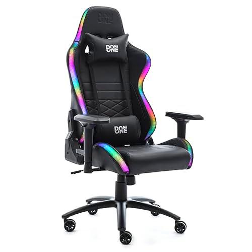 DON ONE - Silla Valentino RGB Gaming Black MK3