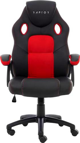 Raptor-Gaming GS-40 Silla de Gaming, Cuero sintético