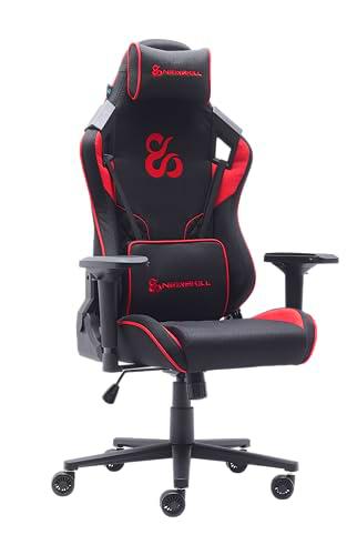 NEWSKILL Takamikura V2 Rojo | Silla Gaming | Tela Transpirable