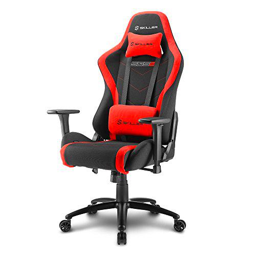 Sharkoon SKILLER - Silla Gaming SGS2, tela, 86 x 70 x 33 cm